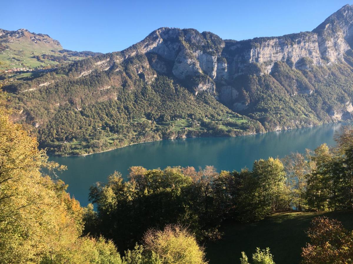 Hotel Cafe Seeblick Filzbach Eksteriør billede