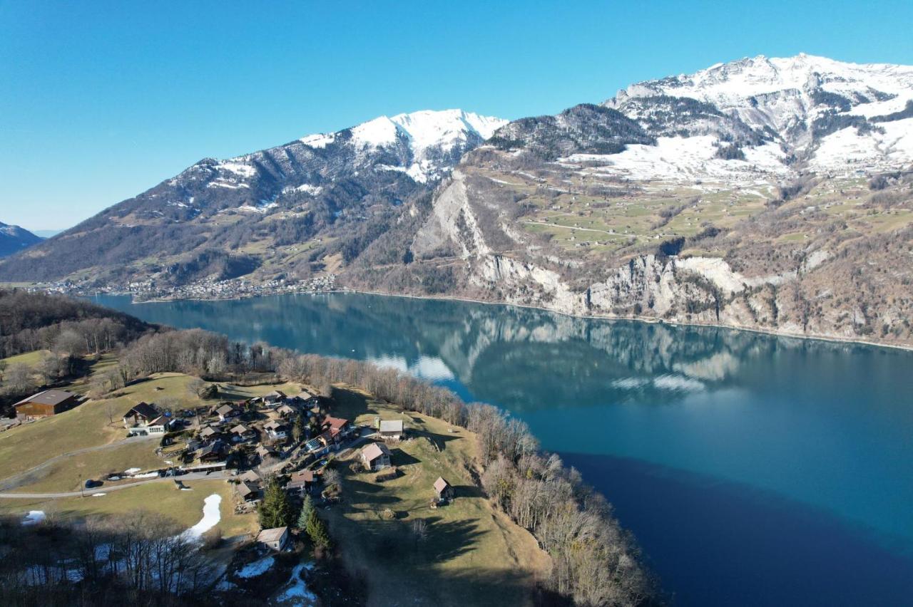Hotel Cafe Seeblick Filzbach Eksteriør billede