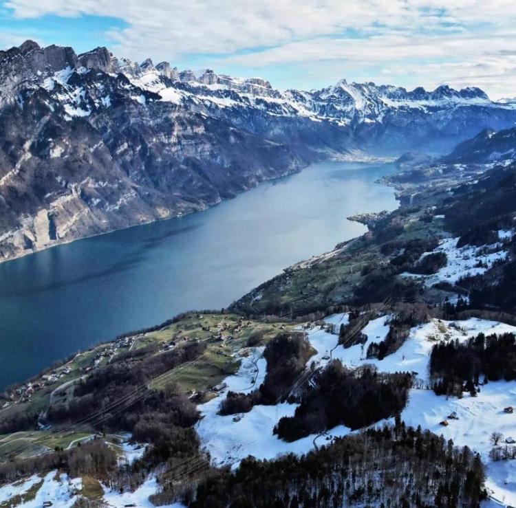 Hotel Cafe Seeblick Filzbach Eksteriør billede